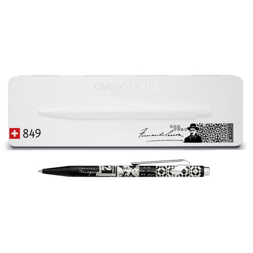 Caran d'Ache Fernando Pessoa ballpoint pen with case.