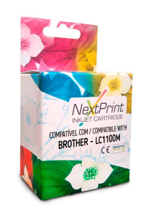 Tinteiro COMPATÍVEL BROTHER LC980/1100 M Magenta NEXTPRINT DCP145/165C
