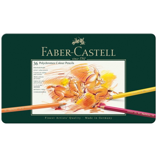Lápis de Cor FABER-CASTELL Polychromos 36 Cores