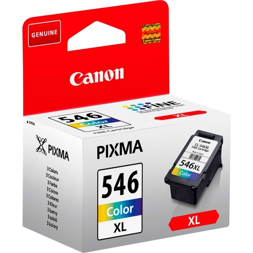 Tinteiro CANON 546XL C Cores PG546XL MG2450/MG2550 Alta Capacidade 300 Páginas