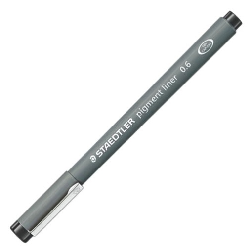 Fineliner STAEDTLER Pigment 308 0,6mm Preto