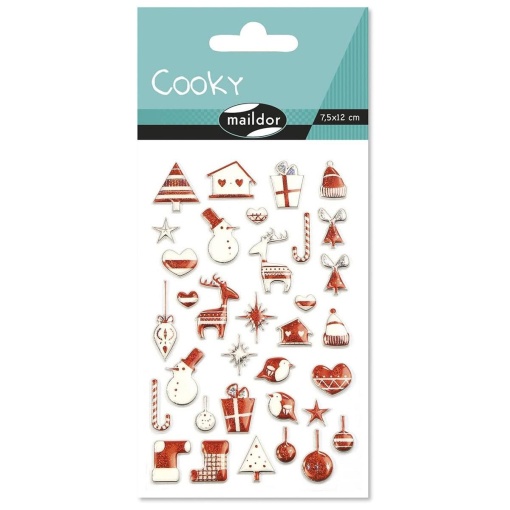 Autocolantes MAILDOR Cooky 3D Natal Mdcy043