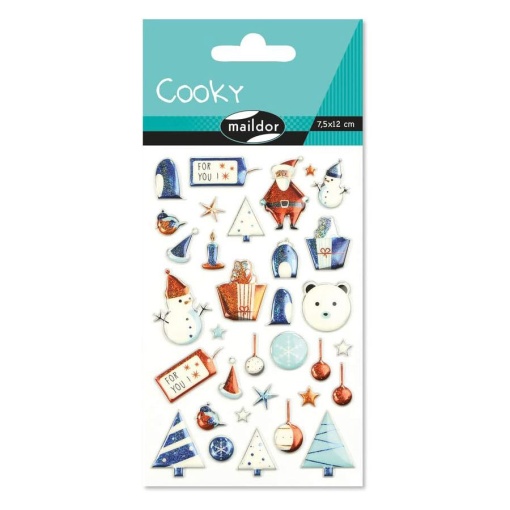 Autocolantes MAILDOR Cooky 3D Natal Mdcy041
