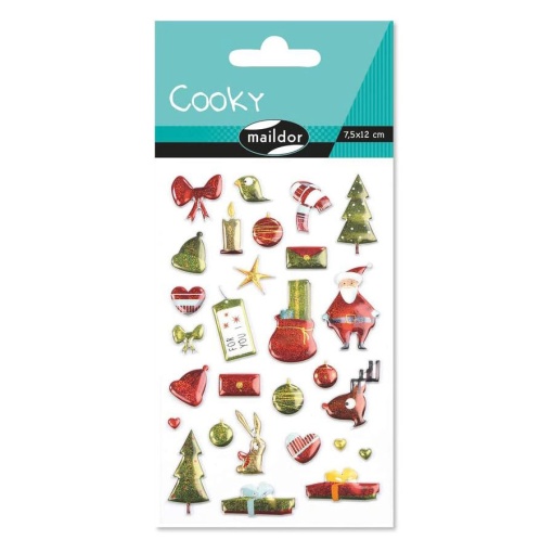 Autocolantes MAILDOR Cooky 3D Natal Mdcy042