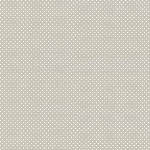 Tecido MAKOWER Spot Pintas Cinza Claro 1x1,12m