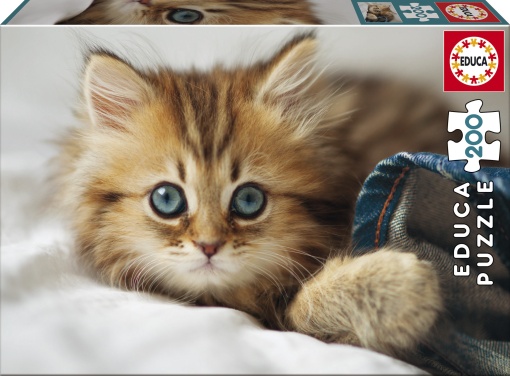 Puzzle EDUCA 200 peças Gatinho