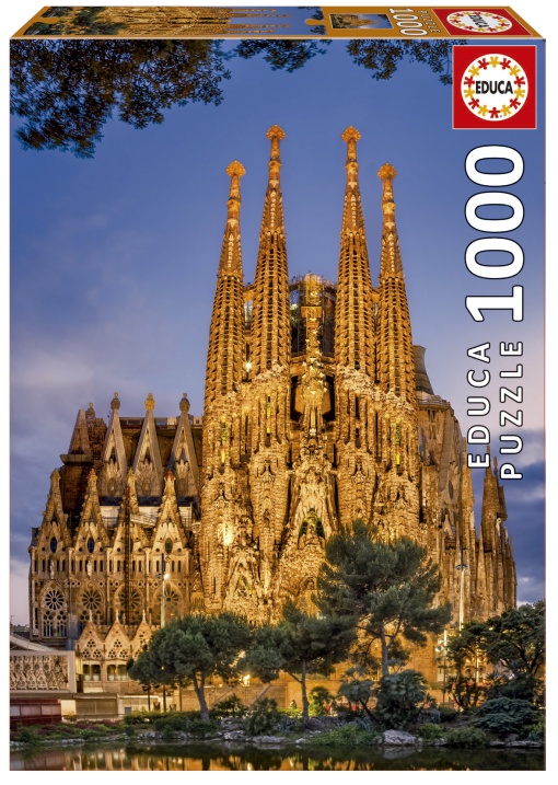 Puzzle EDUCA 1000 peças Sagrada Família