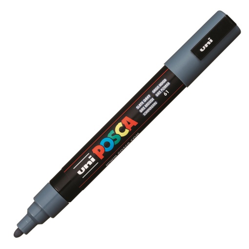 Marcador UNI POSCA PC-5M médio 1,8-2,5mm cinza slate 61