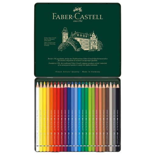 Lápis de cor aguarelável FABER-CASTELL Albrecht Dürer caixa com 24 cores