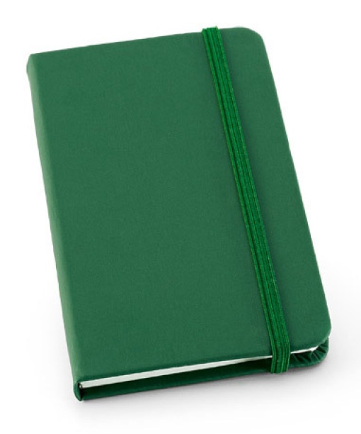Caderno A6 Meyer Liso 80 folhas com Elástico Verde