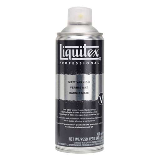 Verniz Spray Acrílico/Óleo LIQUITEX Mate 400ml