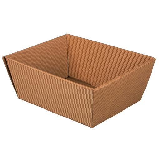 Cabaz em cartão kraft 20,5x16x10cm