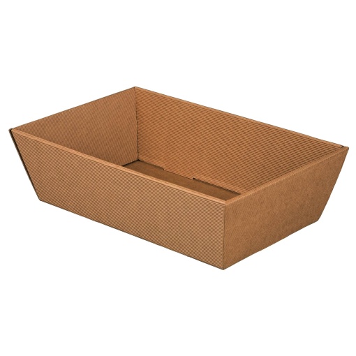 Cabaz em cartão kraft 34x20,5x11cm