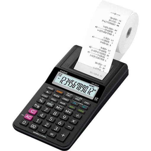Calculadora de Secretária com rolo CASIO HR-8RCE 12 dígitos