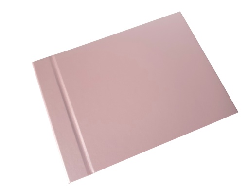 Livro de Honra A4 Horizontal 25 folhas Rosa SIMPLY