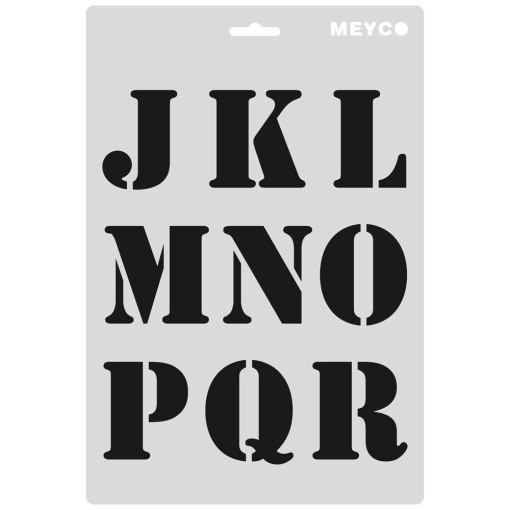 Stencil MEYCO 66001 20x30cm alfabeto