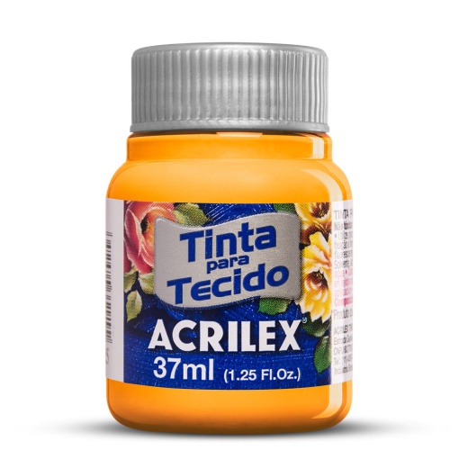 Tinta para Tecido ACRILEX Amarelo Gema 833 37ml