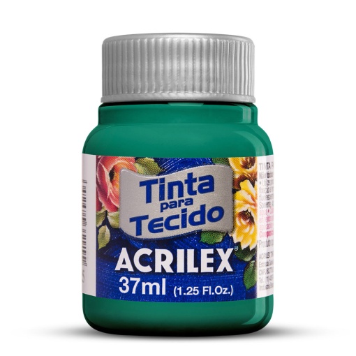 Tinta para Tecido ACRILEX Verde Mar 630 37ml