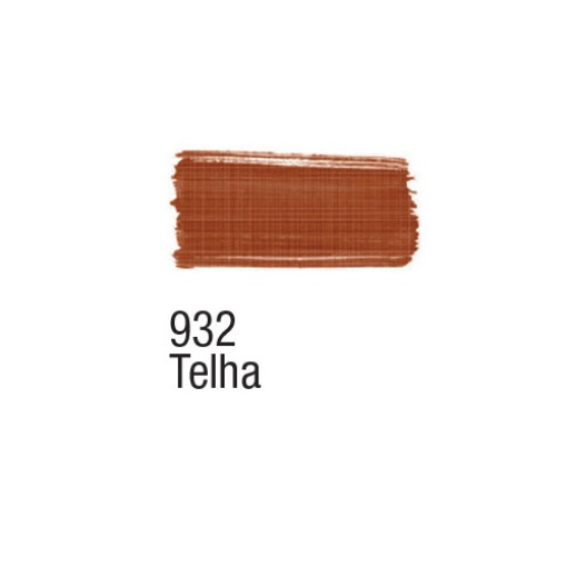 Tinta para tecido ACRILEX tijolo escuro 932 37ml
