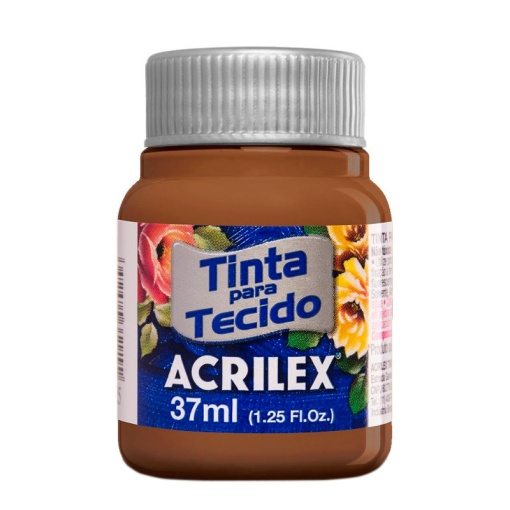 Tinta para Tecido ACRILEX Castanho Escuro 953 37ml