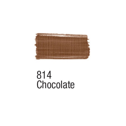 Tinta para tecido ACRILEX chocolate 814 37ml