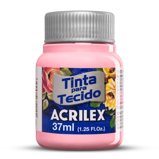 Tinta para Tecido ACRILEX Rosa Inglesa 636 37ml
