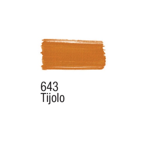 Tinta para tecido ACRILEX tijolo 643 37ml