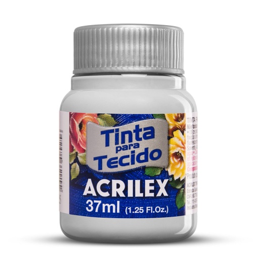 Tinta para Tecido ACRILEX Cinza Claro 627 37ml