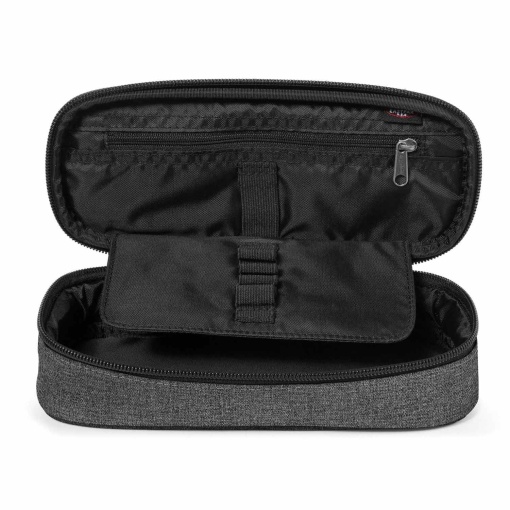 Estojo escolar EASTPAK Oval Single black denim