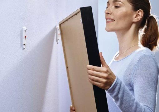 Prego Adesivo Ajustável TESA Powerstrips 1kg para Parede Pintada e Estuque (2 unidades)