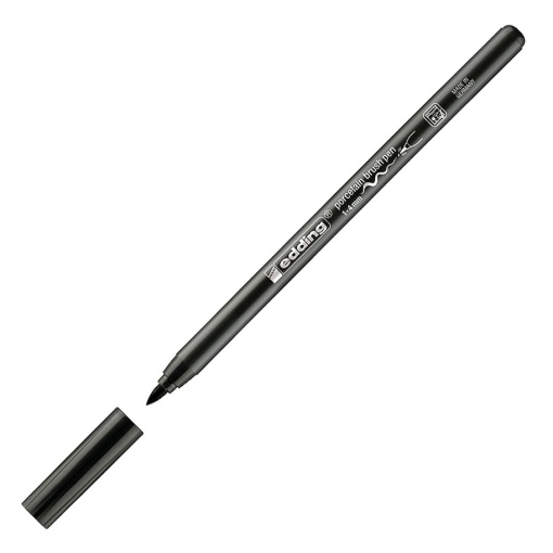 Brush Pen para Porcelana EDDING 4200 1-4mm Preto 001