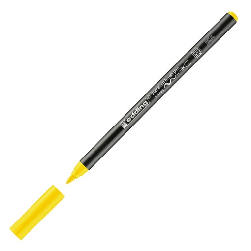 Brush Pen para Porcelana EDDING 4200 1-4mm Amarelo 005