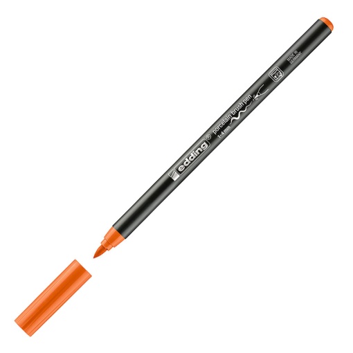 Brush Pen para Porcelana EDDING 4200 1-4mm Laranja 006