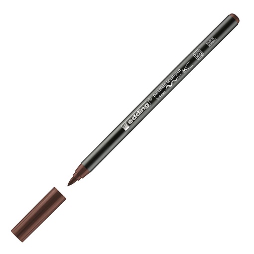 Brush Pen para Porcelana EDDING 4200 1-4mm Castanho 007