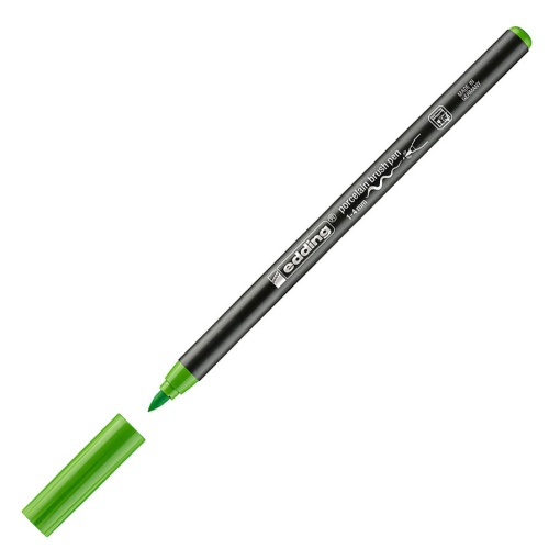 Brush Pen para Porcelana EDDING 4200 1-4mm Verde Claro 011