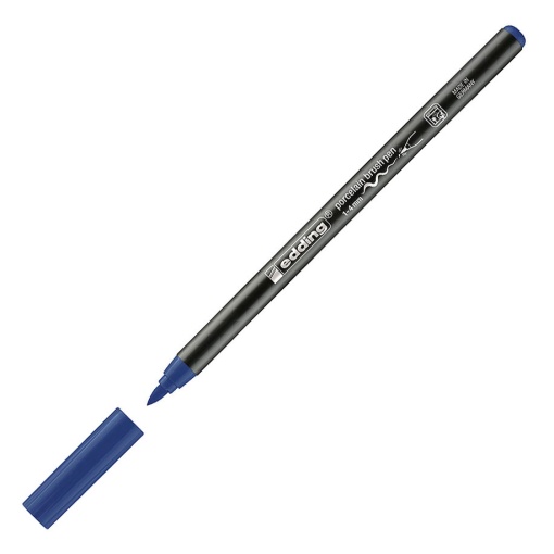 Brush Pen para Porcelana EDDING 4200 1-4mm Azul Aço 017