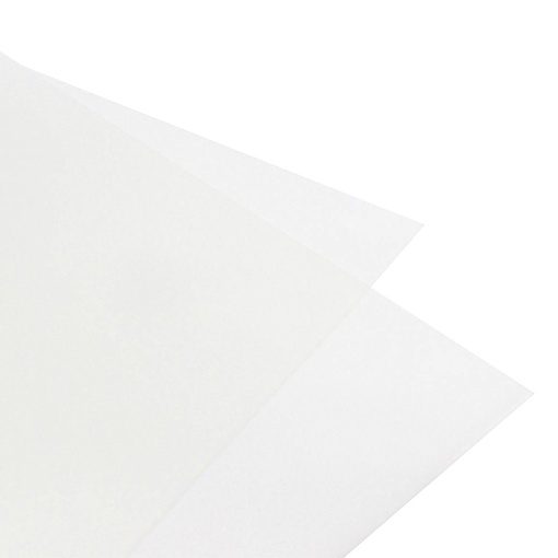 Placa de polipropileno 0,5mm 45x62cm transparente