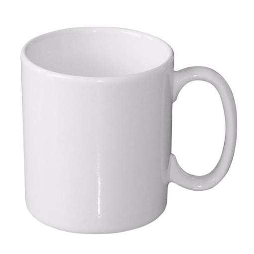 Caneca de cerâmica branca 31cl