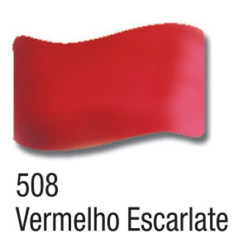 Esmalte Vitral ACRILEX Vermelho Escarlate 508 37ml