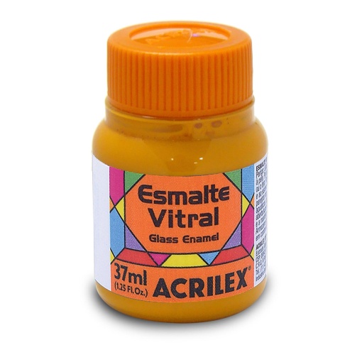 Esmalte Vitral ACRILEX Amarelo Cádmio 536 37ml