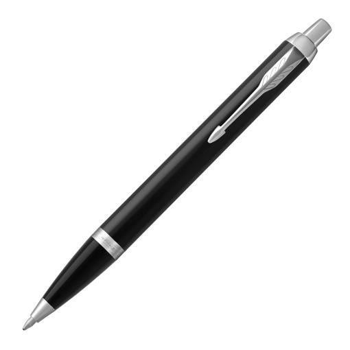 Esferográfica PARKER Im preto lacado chrome trim