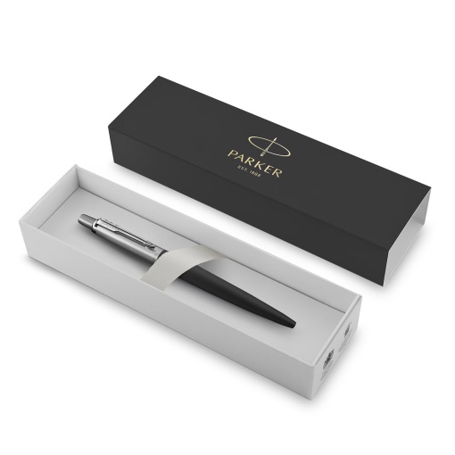 Esferográfica PARKER Jotter Bond Street preto/cromado chrome trim