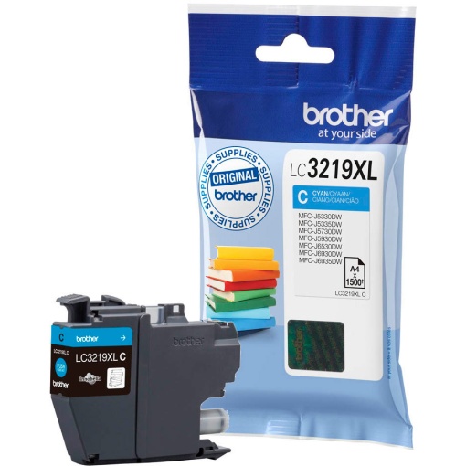 Tinteiro BROTHER LC3219XL C Azul MFCJ6530DW/MFCJ6930DW Alta Capacidade