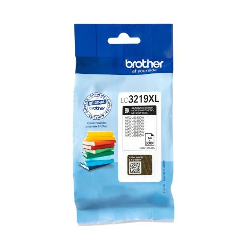 Tinteiro BROTHER LC3219XL BK preto MFCJ6530DW/MFCJ6930DW alta capacidade