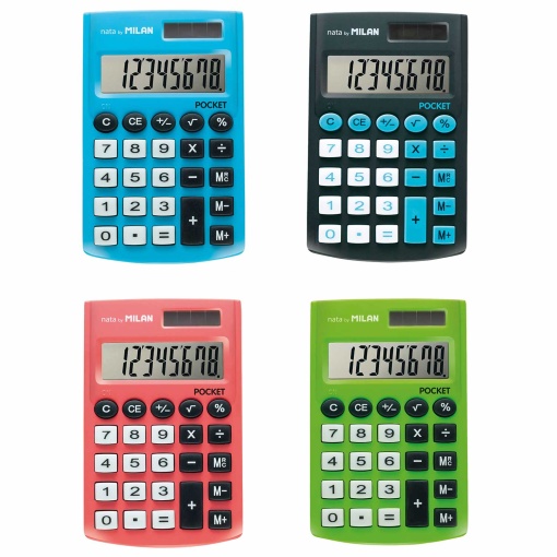 Calculadora de Bolso MILAN Pocket Sortido 8 Dígitos