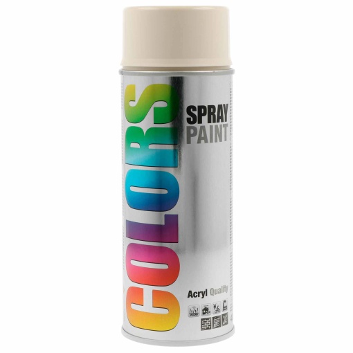 Tinta Spray Acrílica COLORS Bege RAL 1015 400ml