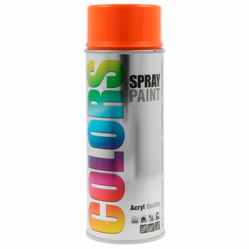 Tinta Spray Acrílica COLORS Laranja RAL 2004 400ml