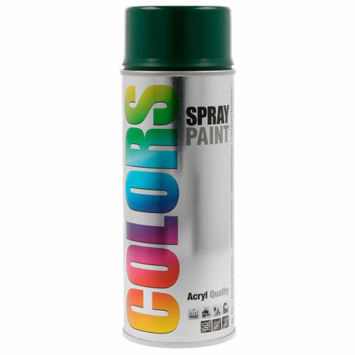 Tinta Spray Acrílica COLORS Verde RAL 6005 400ml