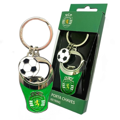 Porta-chaves com Abre-cápsulas SPORTING
