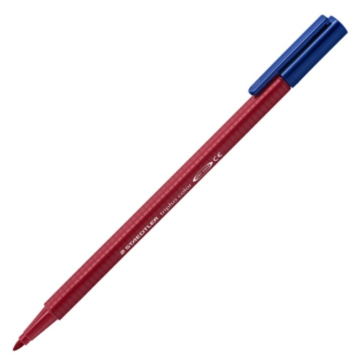 Caneta de Feltro STAEDTLER Triplus Color 323 1mm Vermelho Escuro 29